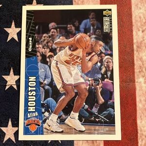 Allan Houston New York Knicks Basketball Card